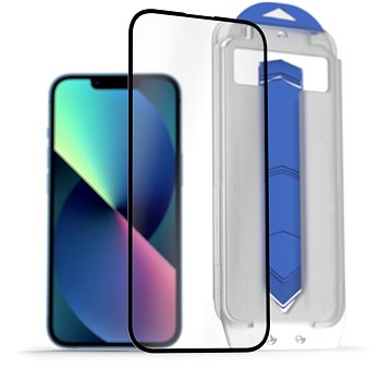 

AlzaGuard 2.5D Glass EasyFit DustFree 2 Pack pro iPhone 13 / 13 Pro / 14 / 16e s instalačním rámečke