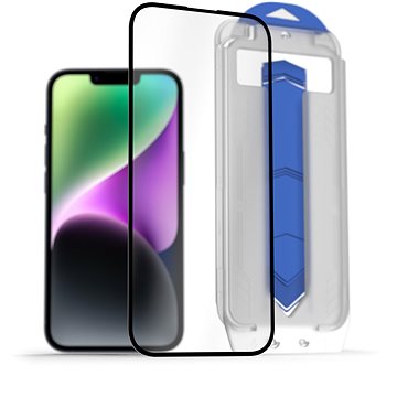 

AlzaGuard 2.5D Glass EasyFit DustFree 2 Pack pro iPhone 14 s instalačním rámečkem