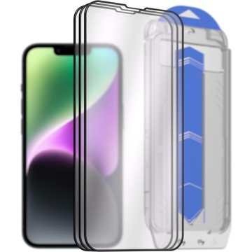 

AlzaGuard 2.5D Glass EasyFit DustFree pro iPhone 14 - 3ks v balení s aplikátorem