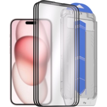 

AlzaGuard 2.5D Glass EasyFit DustFree pro iPhone 15 Plus - 3ks v balení s aplikátorem