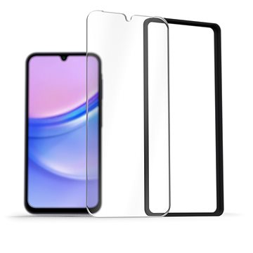 

AlzaGuard 2.5D Glass EasyFit 2 Pack pro Samsung Galaxy A15 s instalačním rámečkem