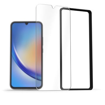

AlzaGuard 2.5D Glass EasyFit 2 Pack pro Samsung Galaxy A34 5G s instalačním rámečkem
