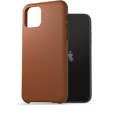 

AlzaGuard Genuine Leather Case pro iPhone 11 sedlově hnědý