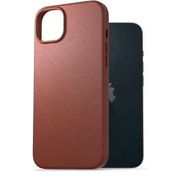 

AlzaGuard Genuine Leather Case pro iPhone 14 hnědé