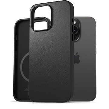 

AlzaGuard Genuine Leather Case with Magsafe pro iPhone 15 Pro černý