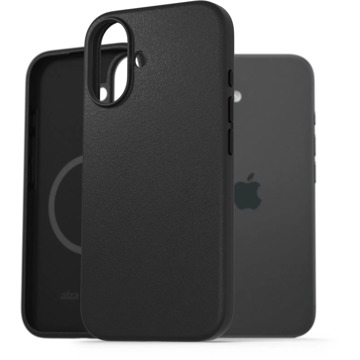 

AlzaGuard Genuine Leather Case with Magsafe pro iPhone 16e černý