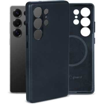 

AlzaGuard Genuine Leather Case with Magsafe pro Samsung Galaxy S25 Ultra modrý