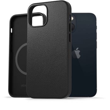 

AlzaGuard Genuine Leather Case with Magsafe pro iPhone 13 Mini černý