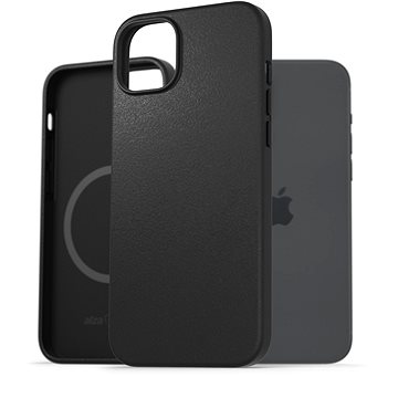 

AlzaGuard Genuine Leather Case with Magsafe pro iPhone 15 Plus černý