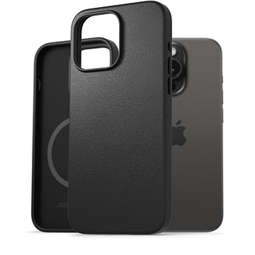 

AlzaGuard Genuine Leather Case with Magsafe pro iPhone 15 Pro Max černý