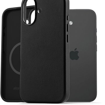 

AlzaGuard Genuine Leather Case with Magsafe pro iPhone 16 černý