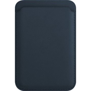 

AlzaGuard Genuine Leather Wallet Compatible with Magsafe modrá