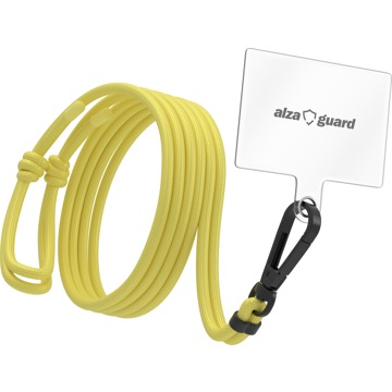 

AlzaGuard Universal Phone Lanyard - žlutá