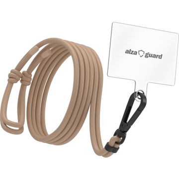 

AlzaGuard Universal Phone Lanyard - béžová