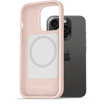 

AlzaGuard Magsafe Silicone Case pro iPhone 15 Pro Max růžový