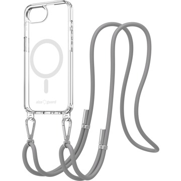 

AlzaGuard Luxe Detach Lanyard Case Compatible with MagSafe for iPhone 16e šedý