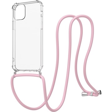 

AlzaGuard Luxe Lanyard Case pro iPhone 12 / 12 Pro růžový