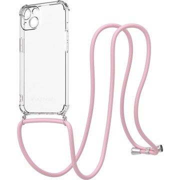 

AlzaGuard Luxe Lanyard Case pro iPhone 13 růžový