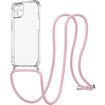 

AlzaGuard Luxe Lanyard Case pro iPhone 14 růžový
