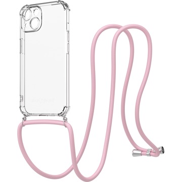 

AlzaGuard Luxe Lanyard Case pro iPhone 15 růžový