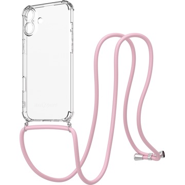 

AlzaGuard Luxe Lanyard Case pro iPhone 16 Plus růžový