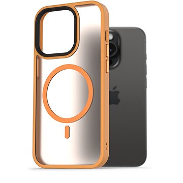 

AlzaGuard Matte Case Compatible with MagSafe pro iPhone 15 Pro žlutý