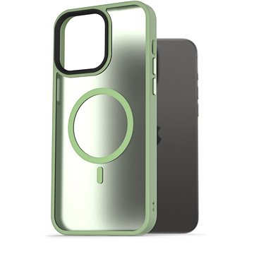 

AlzaGuard Matte Case Compatible with MagSafe pro iPhone 15 Pro Max zelený