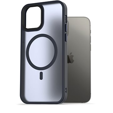 

AlzaGuard Matte Case Compatible with MagSafe pro iPhone 12 / 12 Pro tmavě modrý