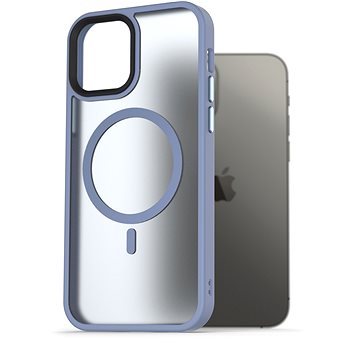 

AlzaGuard Matte Case Compatible with MagSafe pro iPhone 12 / 12 Pro světle modrý