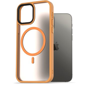 

AlzaGuard Matte Case Compatible with MagSafe pro iPhone 12 / 12 Pro žlutý