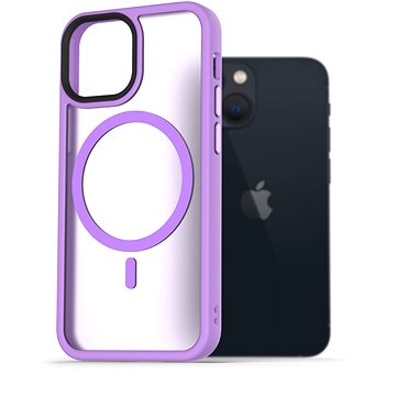 

AlzaGuard Matte Case Compatible with MagSafe pro iPhone 13 Mini světle fialový