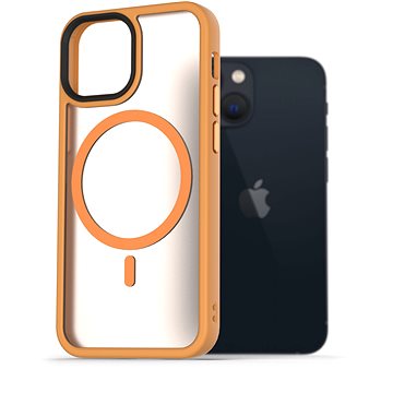 

AlzaGuard Matte Case Compatible with MagSafe pro iPhone 13 Mini žlutý