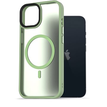 

AlzaGuard Matte Case Compatible with MagSafe pro iPhone 13 zelený