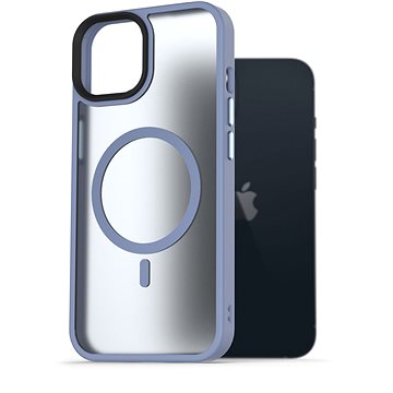 

AlzaGuard Matte Case Compatible with MagSafe pro iPhone 13 světle modrý