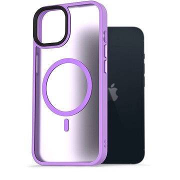 

AlzaGuard Matte Case Compatible with MagSafe pro iPhone 13 světle fialový