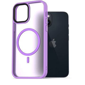 

AlzaGuard Matte Case Compatible with MagSafe pro iPhone 14 světle fialový