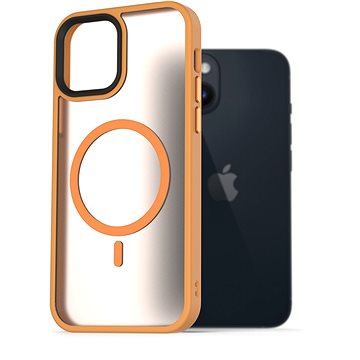 

AlzaGuard Matte Case Compatible with MagSafe pro iPhone 14 žlutý