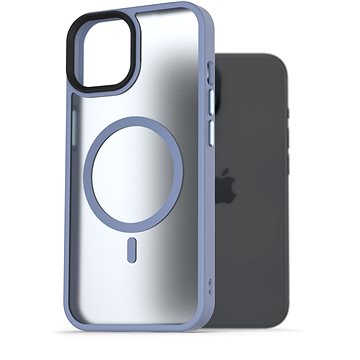 

AlzaGuard Matte Case Compatible with MagSafe pro iPhone 15 světle modrý