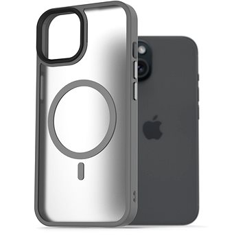 

AlzaGuard Matte Case Compatible with Magsafe pro iPhone 15 šedý