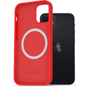 

AlzaGuard Silicone Case Compatible with Magsafe pro iPhone 12 Mini červený
