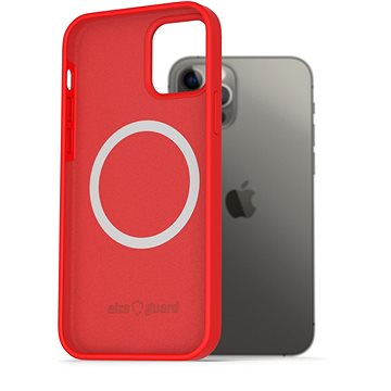 

AlzaGuard Silicone Case Compatible with Magsafe pro iPhone 12 / 12 Pro červený
