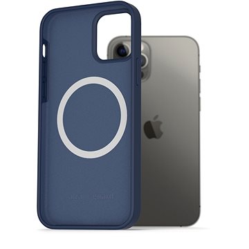 

AlzaGuard Silicone Case Compatible with Magsafe pro iPhone 12 / 12 Pro modrý