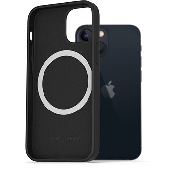 

AlzaGuard Silicone Case Compatible with Magsafe pro iPhone 13 Mini černý