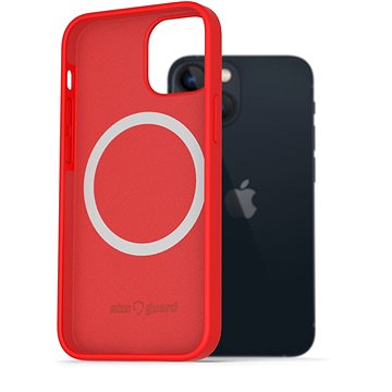 

AlzaGuard Silicone Case Compatible with Magsafe pro iPhone 13 Mini červený
