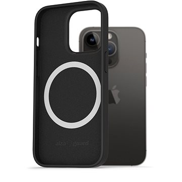 

AlzaGuard Silicone Case Compatible with Magsafe pro iPhone 14 Pro černý