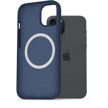 

AlzaGuard Silicone Case Compatible with Magsafe pro iPhone 15 Plus modrý