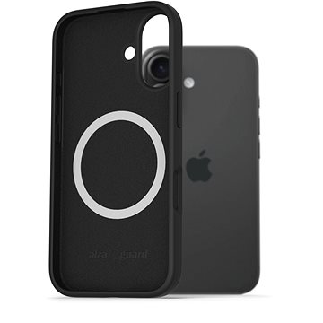 

AlzaGuard Silicone Case Compatible with Magsafe pro iPhone 16 černý