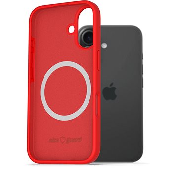 

AlzaGuard Silicone Case Compatible with Magsafe pro iPhone 16 červený