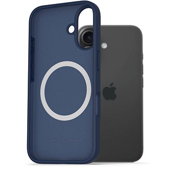 

AlzaGuard Silicone Case Compatible with Magsafe pro iPhone 16 modrý