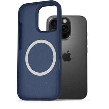 

AlzaGuard Silicone Case Compatible with Magsafe pro iPhone 16 Pro modrý